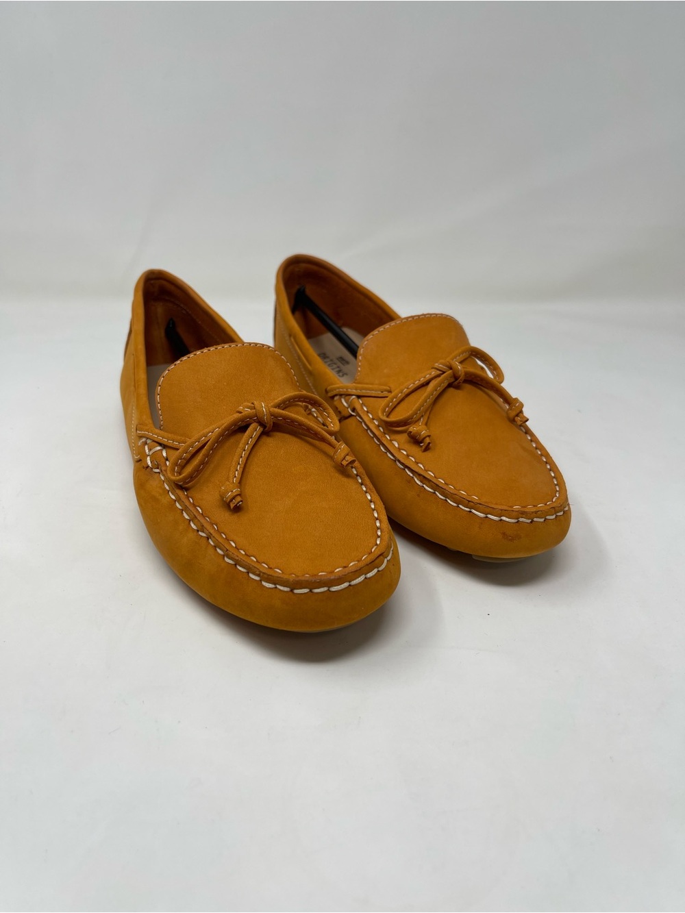 Earth Origins Women's Suede Moccasin Loafers - Tan Orange